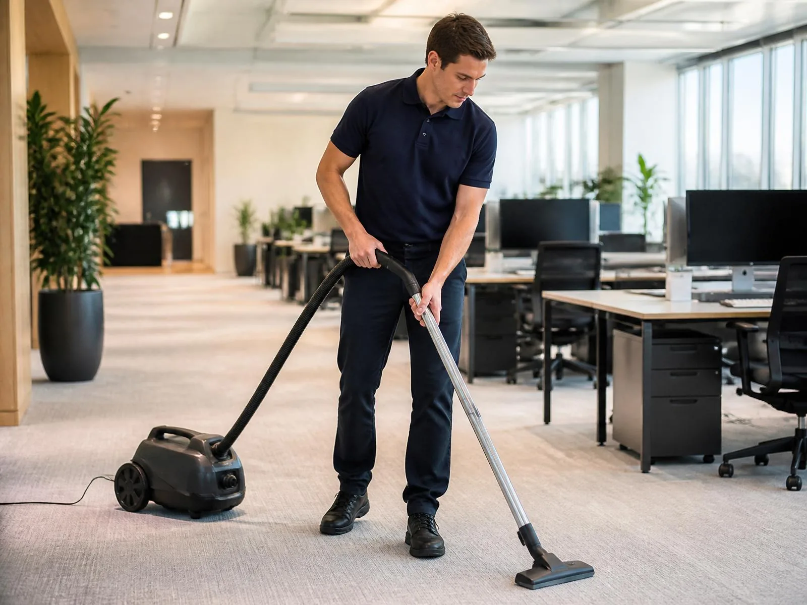 Artisan Tonton Xpert Services réalisant un nettoyage professionnel